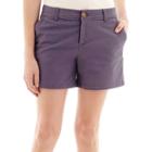 Liz Claiborne Classic Chino Twill Shorts