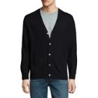 Claiborne V Neck Long Sleeve Cardigan