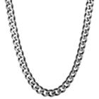 Solid Curb Chain Necklace