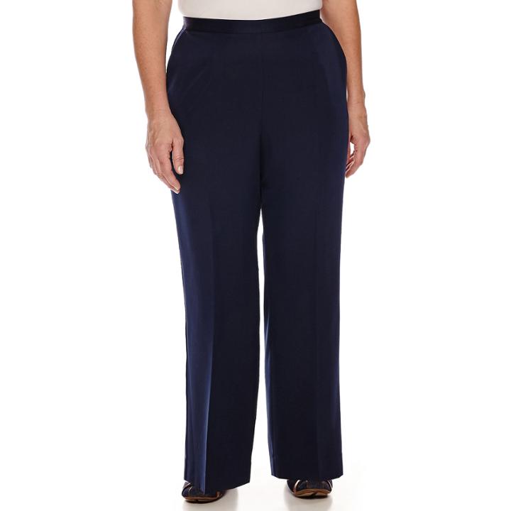 Alfred Dunner Costa Allegra Pull-on Pants - Plus Short