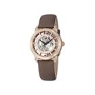 Sthrling Original Womens Rose Gold-tone Skeleton Automatic Watch