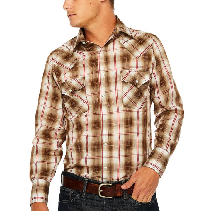 Ely Cattleman Long Sleeve Snap Western Big Tall
