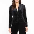 Black Label By Evan-picone Velvet Suit Jacket