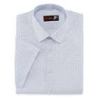 J Ferrar Stretch Slim Fit Short Sleeve Dress Shirt