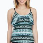 Arizona Paisley Tankini Swimsuit Top-juniors