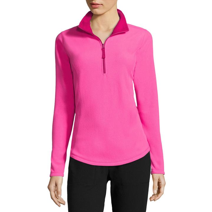 Made For Life&trade; Long-sleeve 1/4-zip Brushed Fleece