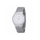 Fjord Mesh Band Mens Silver Tone Expansion Watch-fj-3026-22