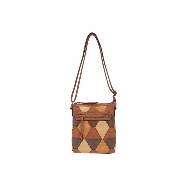 Bueno Of California Triangle Top Zip Crossbody Bag