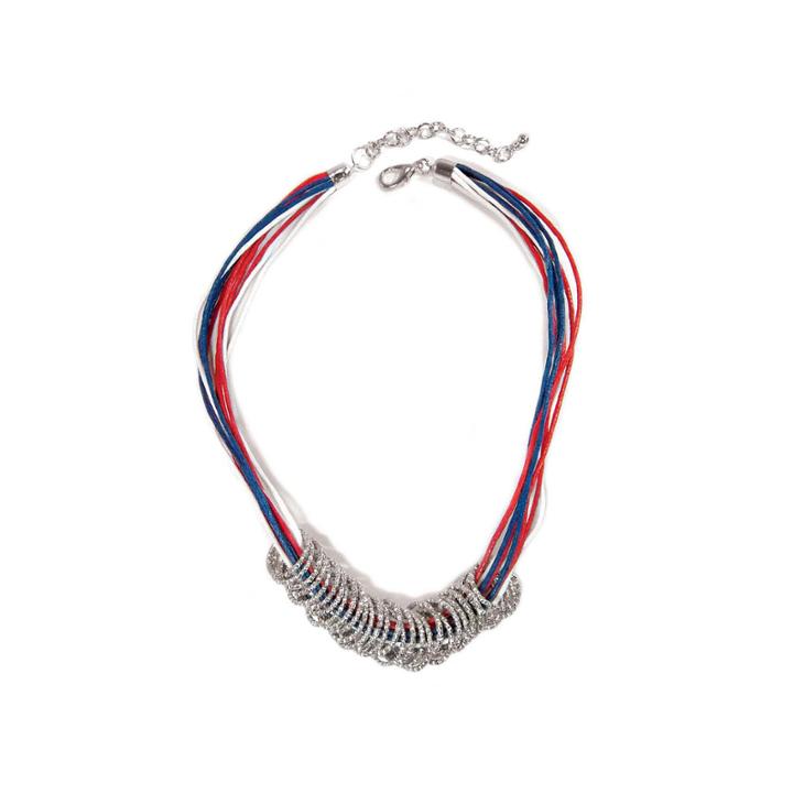 Studio By Carol Dauplaise Cord Ring Necklace