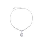 Monet Jewelry Womens Clear Cubic Zirconia Y Necklace