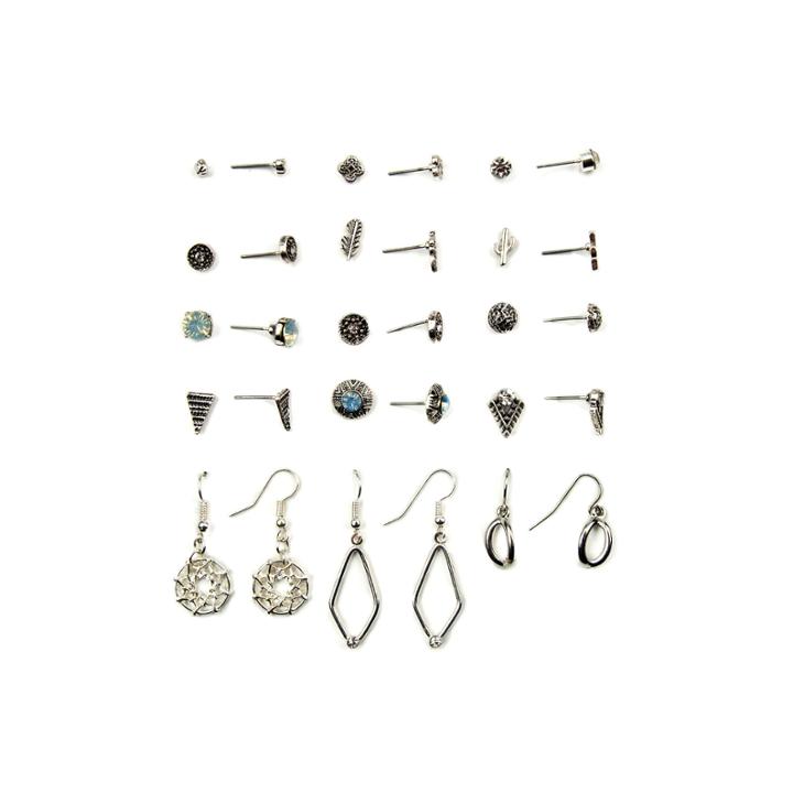 Arizona 15-pc. Multi Color Earring Sets