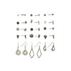 Arizona 15-pc. Multi Color Earring Sets