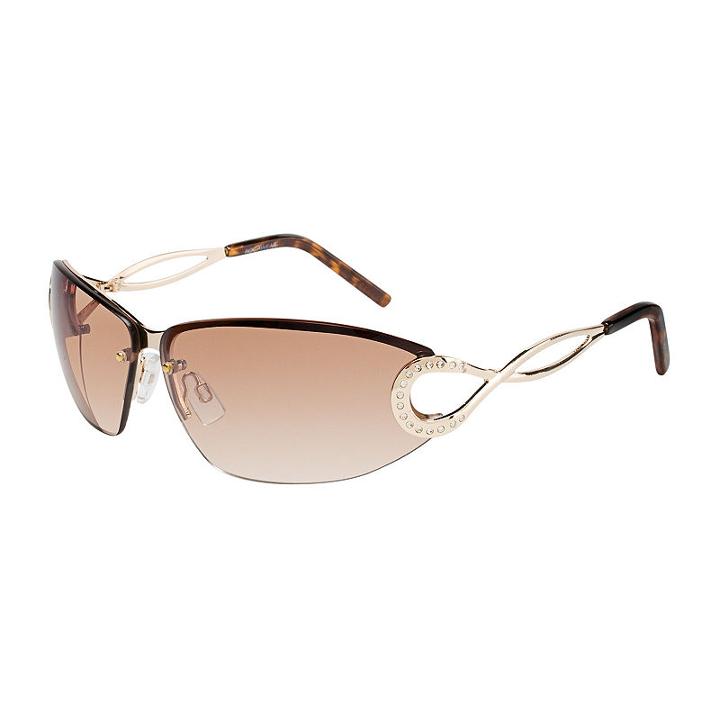 Rocawear Half Frame Round Uv Protection Sunglasses-womens