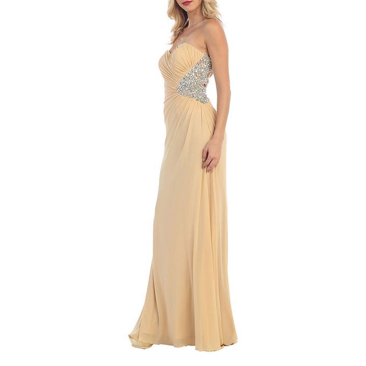 Strapless Special Occasion Evening Gown