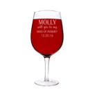 Cathy's Concepts Personalized Will You Be My Maid Of Honor? Xl Wine Glass
