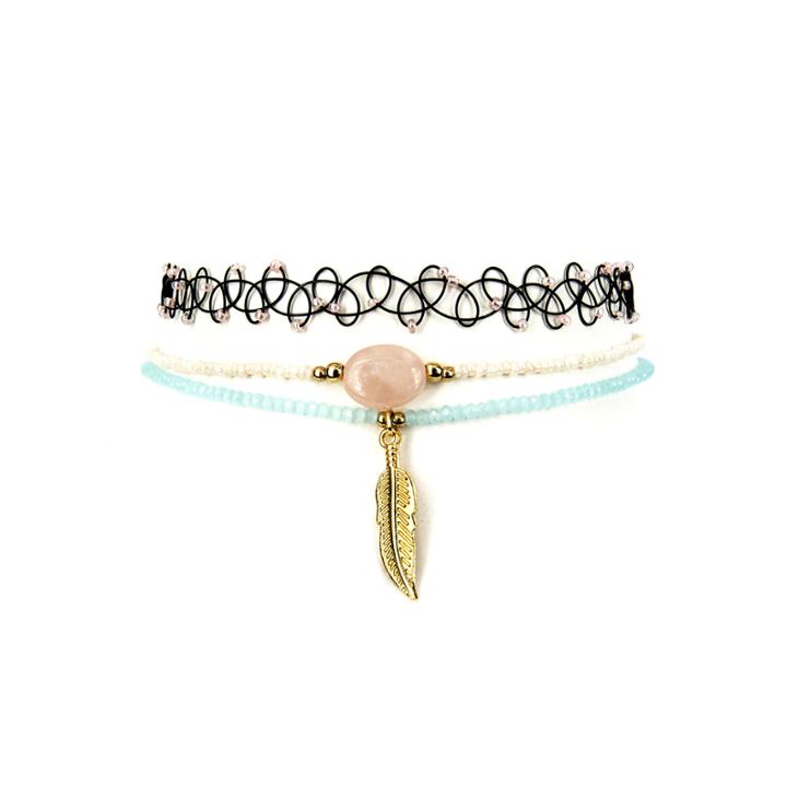 Arizona Freeform Womens Choker Necklace