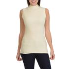 Harve Benard Mock Neck Sleeveless Sweater