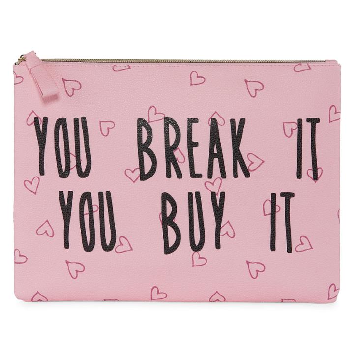 Mixit You Break It You Buy It Pouch