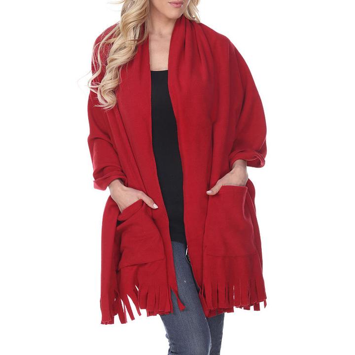 White Mark Poncho