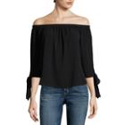 I Jeans By Buffalo Tie Sleeve Off Shoulder Top