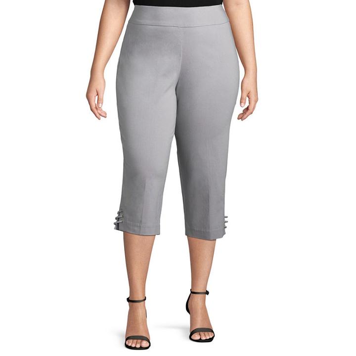 Worthington Slim Fit Knit Pull-on Pants - Plus