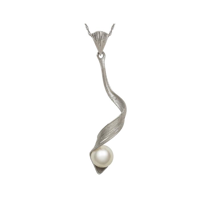 Cultured Freshwater Pearl Sterling Silver Pendant