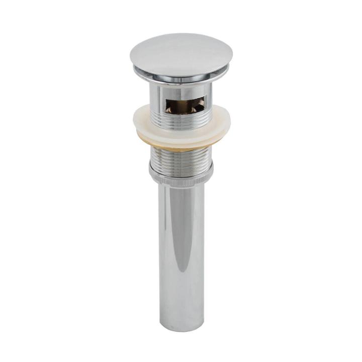 American Imaginations 2.60-in. W Brass Bathroom Sink Drain With Overflow In Chrome