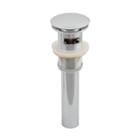 American Imaginations 2.60-in. W Brass Bathroom Sink Drain With Overflow In Chrome