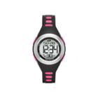 Skechers Womens Black And Pink Strap Digital Watch