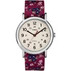 Timex Weekender Womens Red Strap Watch-tw2r297009j