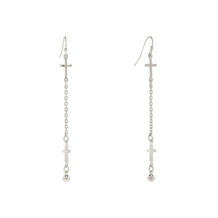 1928 Religious Jewelry 14k Gold Over Brass Drop Earrings