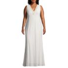Blu Sage Sleeveless Embellished Evening Gown - Plus
