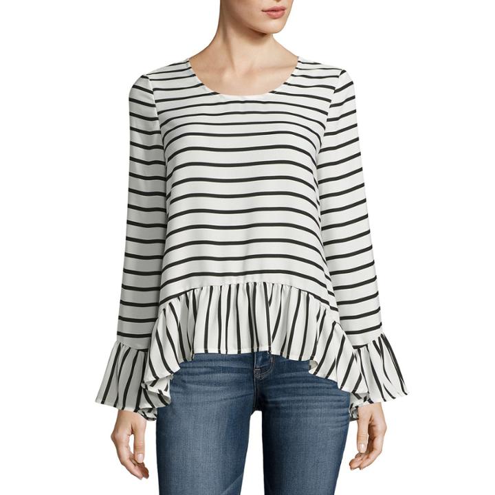 A.n.a Peplum Hem Blouse