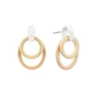 Liz Claiborne Door Knocker Earring Mixed Metal