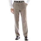 Dockers Gray Sharkskin Flat-front Suit Pants - Classic Fit