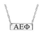 Personalized Greek Letters 20mm Initial Necklace