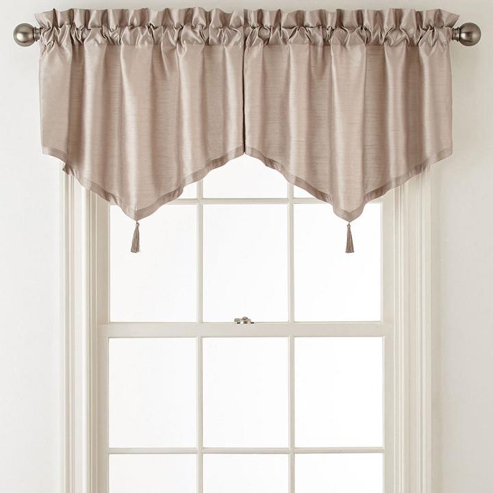 Plaza Thermal Interlined Rod-pocket Ascot Valance