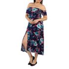 24/7 Comfort Apparel Summer Starlight Maxi Dress-plus