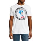 Sonic In Check Circle Short-sleeve Graphic T-shirt