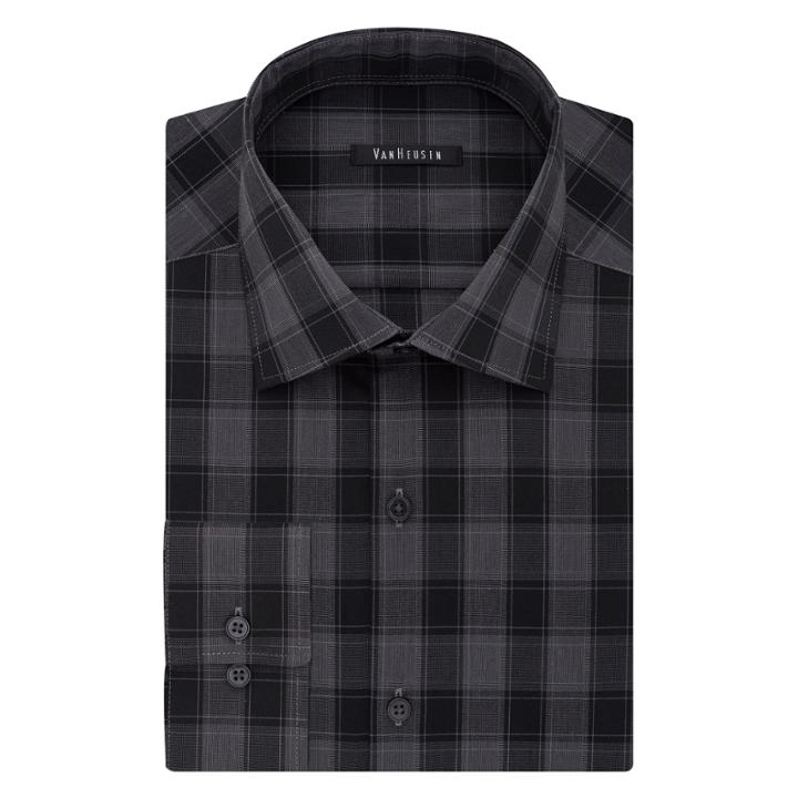 Van Heusen Long-sleeve Flex Collar Slim-fit Dress Shirt