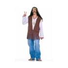 Faux Suede Hippie Vest Adult Costume