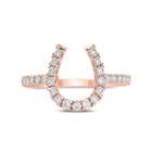 Womens 3/8 Ct. T.w. White Diamond 14k Gold Delicate Ring