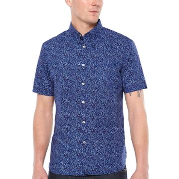 Jachs New York Short Sleeve Floral Button-front Shirt