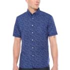 Jachs New York Short Sleeve Floral Button-front Shirt