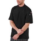 White Swan Five Star Chef Unisex Short Sleeve Chef Coat-plus