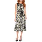 Perceptions Sleeveless Print Fit & Flare Dress