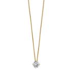 Womens 2-pack 1 1/2 Ct. T.w. White Moissanite Round Pendant Necklace Set