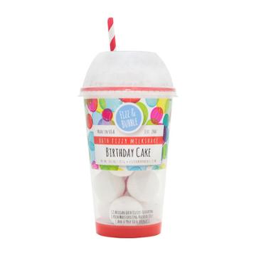 Fizz & Bubble Milkshake Bath Bomb - Birthday Cake
