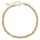 Monet Two-tone Twisted Rope Necklace