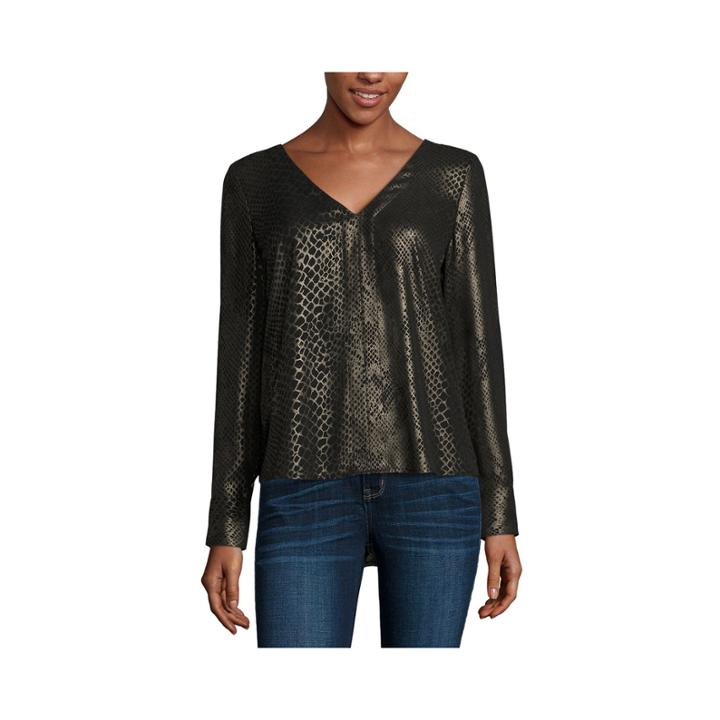 A.n.a Vnk Cutout Georgette Blouse-talls